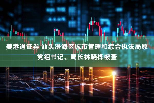 美港通证券 汕头澄海区城市管理和综合执法局原党组书记、局长林晓桦被查